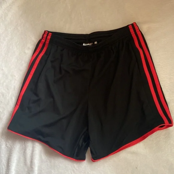 Bundle Of 5 Pair Size S Shorts NIKE 3-ADIDAS CHAMPION (some spots) Tangerine - Picture 9 of 13